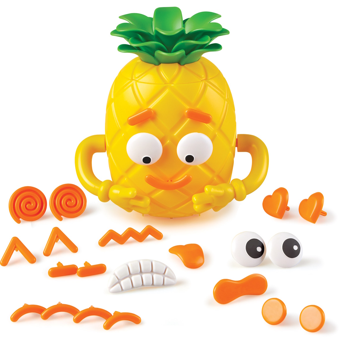 картинка Развивающая игрушка Мистер Ананас (для изучения эмоций, 30 элементов), Learning Resources, LER6373 от магазина ДетсадЯр
