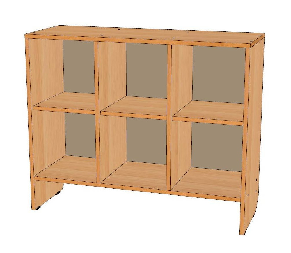картинка Шкаф для горшков на 6 мест (горизонтальный тип) от магазина ДетсадЯр