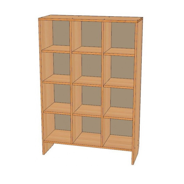 картинка Шкаф для горшков на 12 мест (вертикальный тип) от магазина ДетсадЯр
