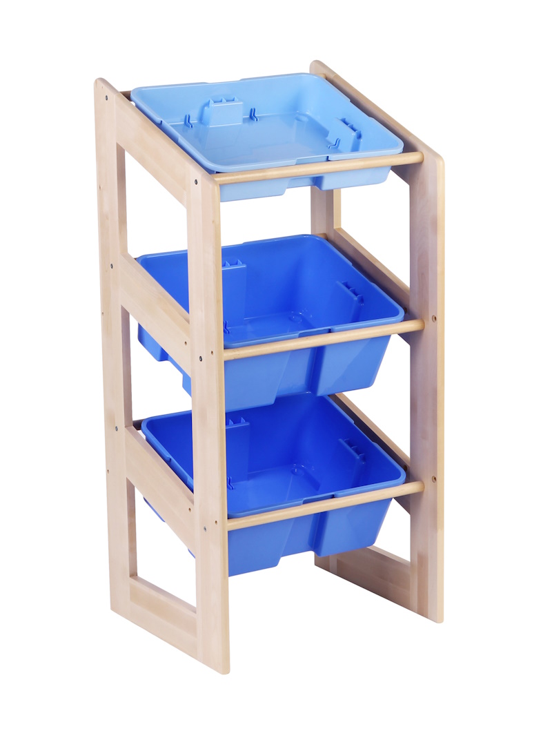 картинка Контейнер №2, средний, полупрозрачный, с зеленой крышкой, Размер: 440*350*180 мм., система хранения Игротека от магазина ДетсадЯр