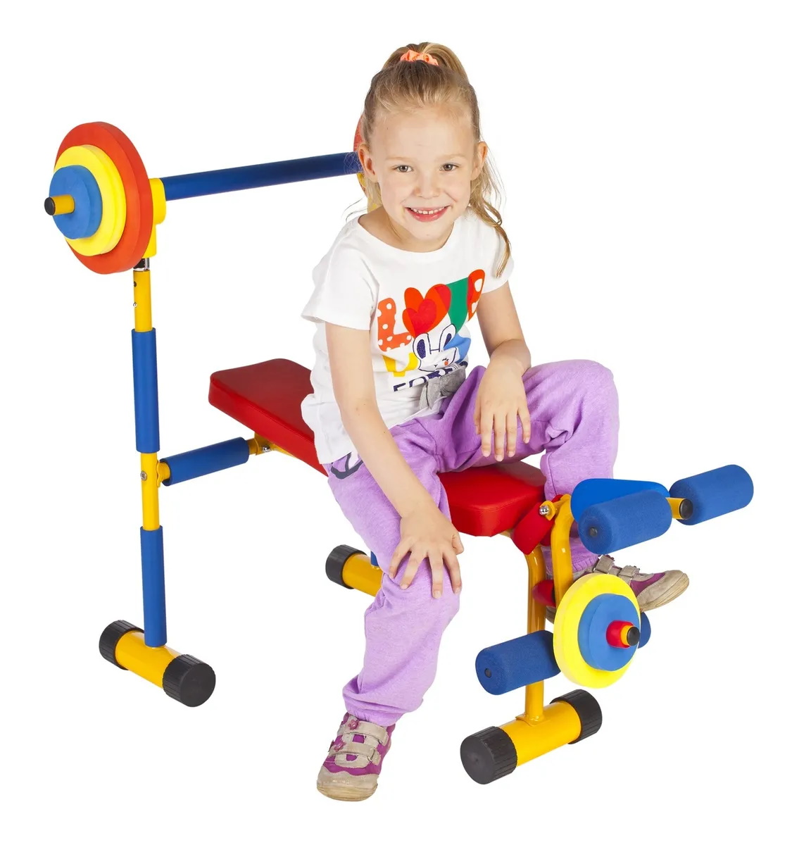 Тренажер детская скамья для жима со штангой, Moove&Fun, SH-06 