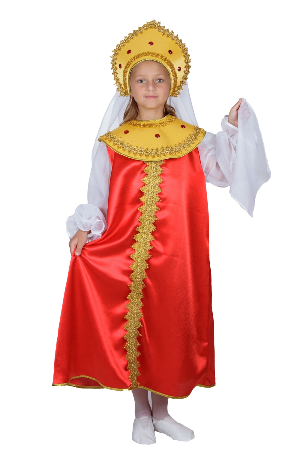 картинка Костюм детский Царевна (платье + оплечье + головной убор), МВ от магазина ДетсадЯр
