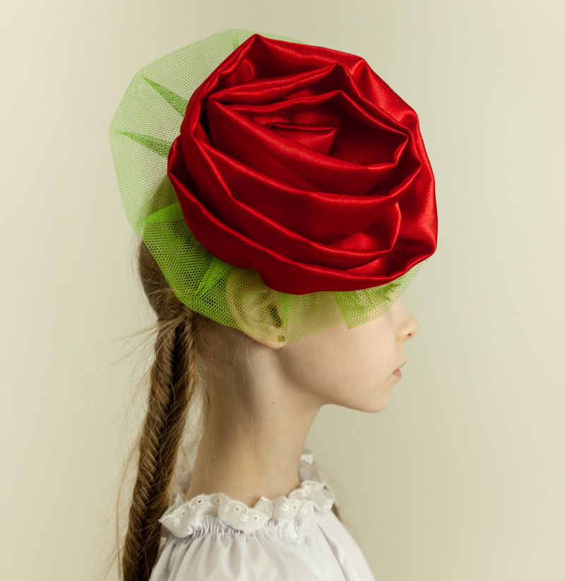 картинка Шапочка цветок Роза красная от магазина ДетсадЯр
