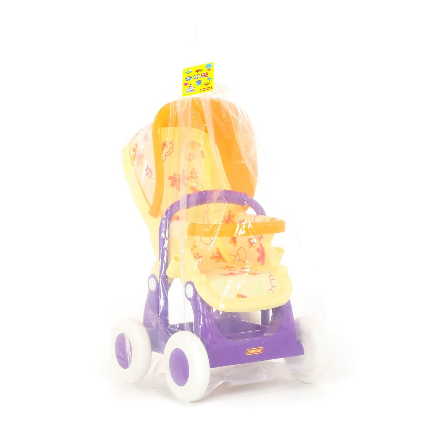 картинка Коляска для кукол №2 прогулочная 4-х колёсная (в пакете) 48158, Полесье от магазина ДетсадЯр
