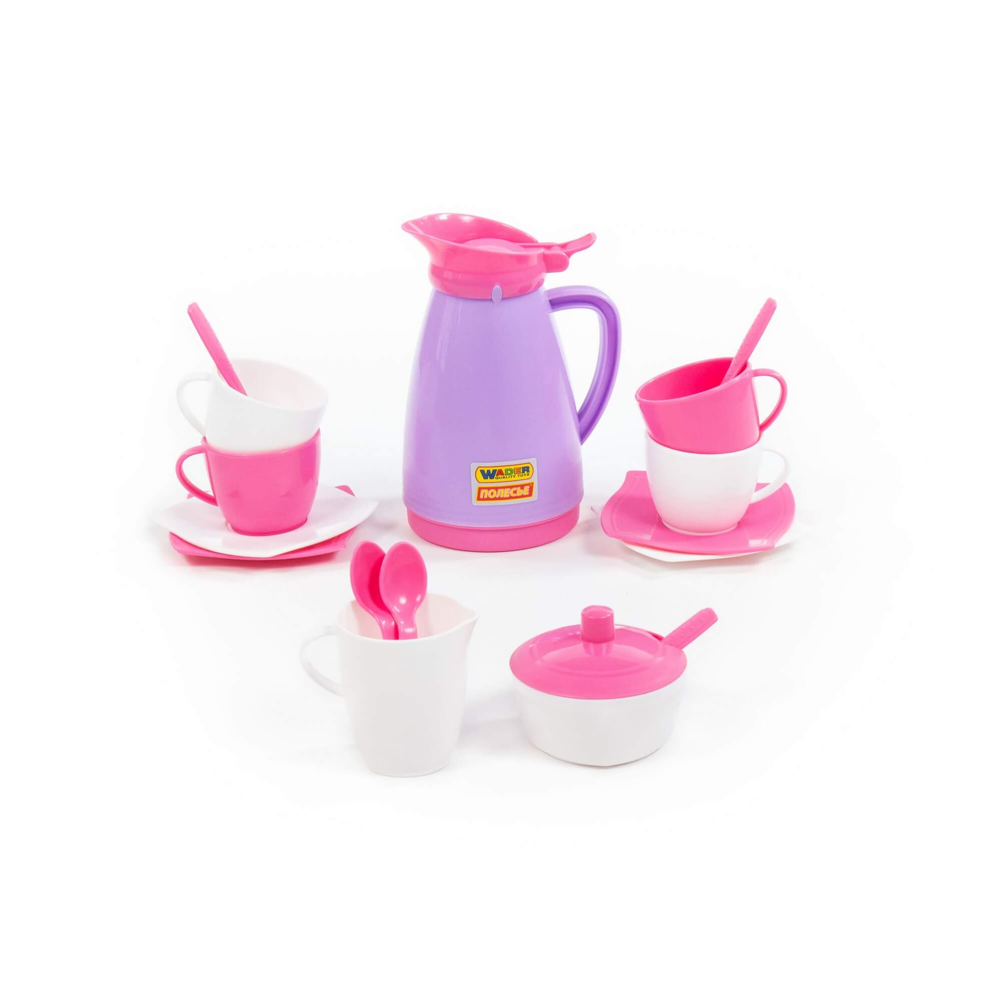 картинка Набор детской посуды Алиса на 4 персоны (Pretty Pink) 40626, Полесье  от магазина ДетсадЯр