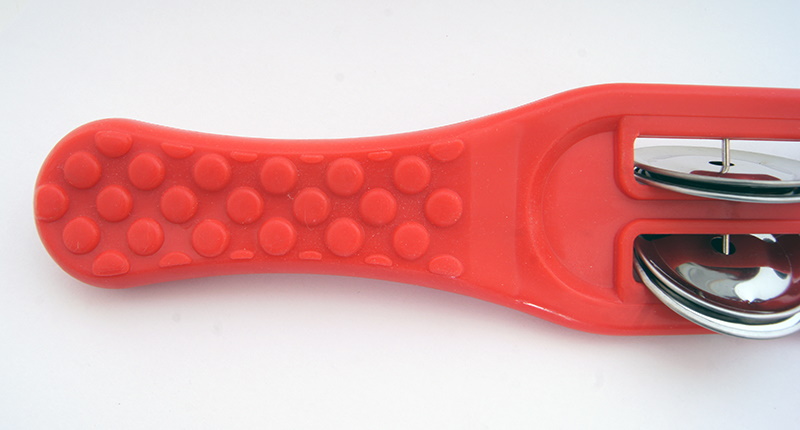 картинка  Бубенцы плоские на пластиковой красной ручке, 6 пар, Fleet, FLT-G16-2R от магазина ДетсадЯр