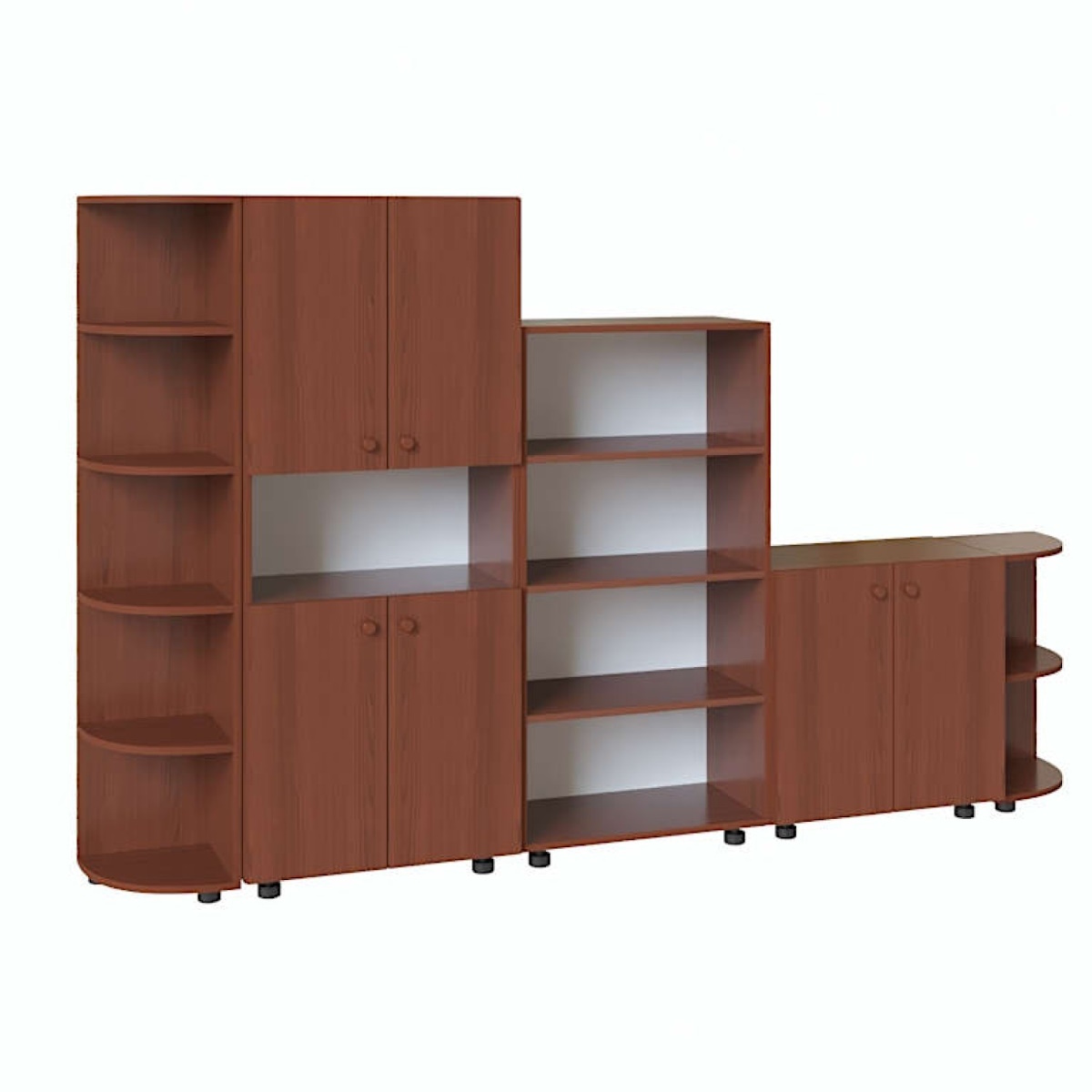 картинка Стенка для игрушек Мини 2400*320*1490 мм. от магазина ДетсадЯр