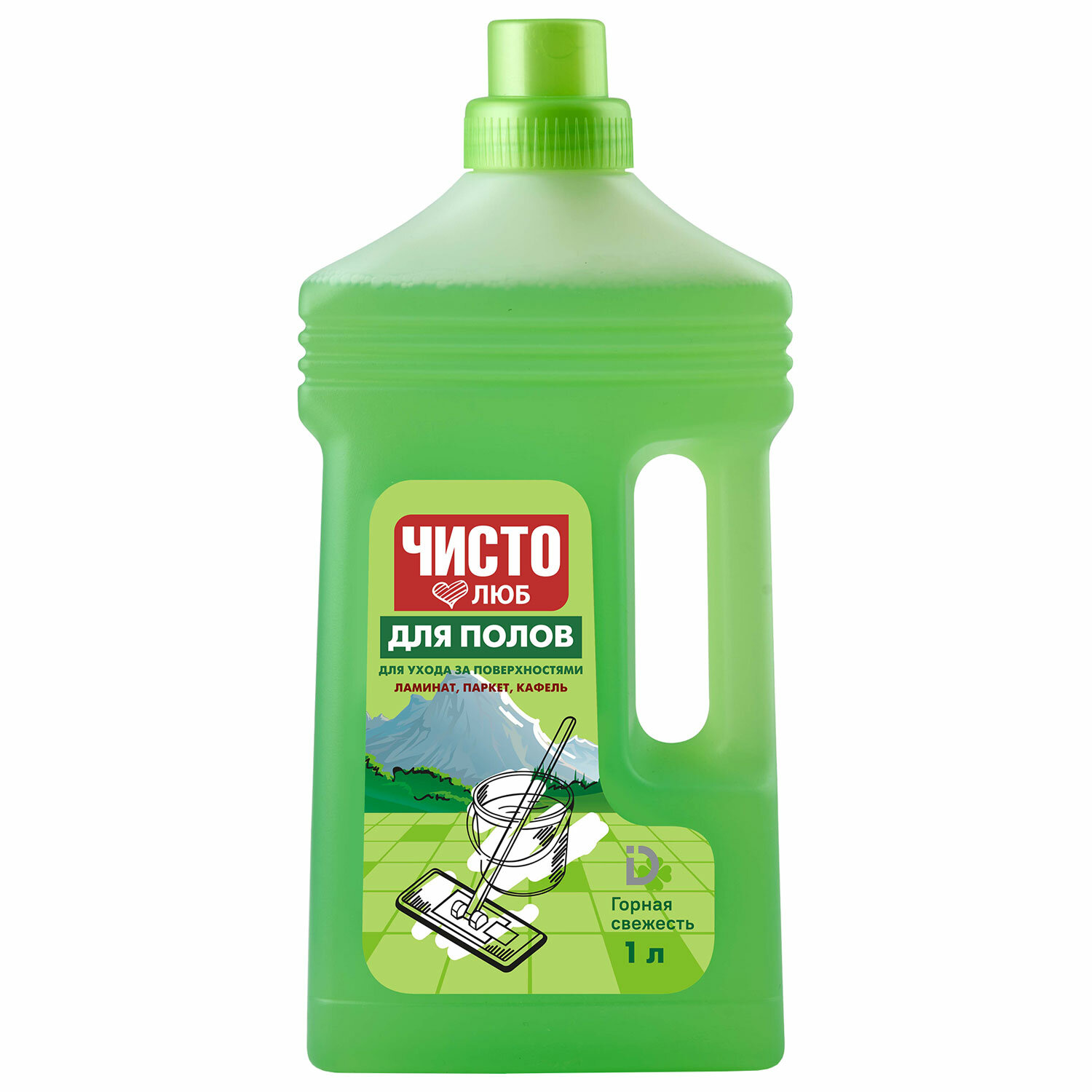 картинка Средство для мытья пола 1 л, ЧИСТОЛЮБ "Горная свежесть", 2300052 от магазина ДетсадЯр
