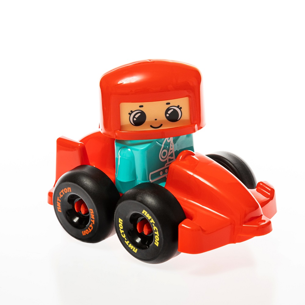 картинка Конструктор пластиковый Пит-стоп 30 деталей Baby Blocks, 03909, Десятое Королевство  от магазина ДетсадЯр