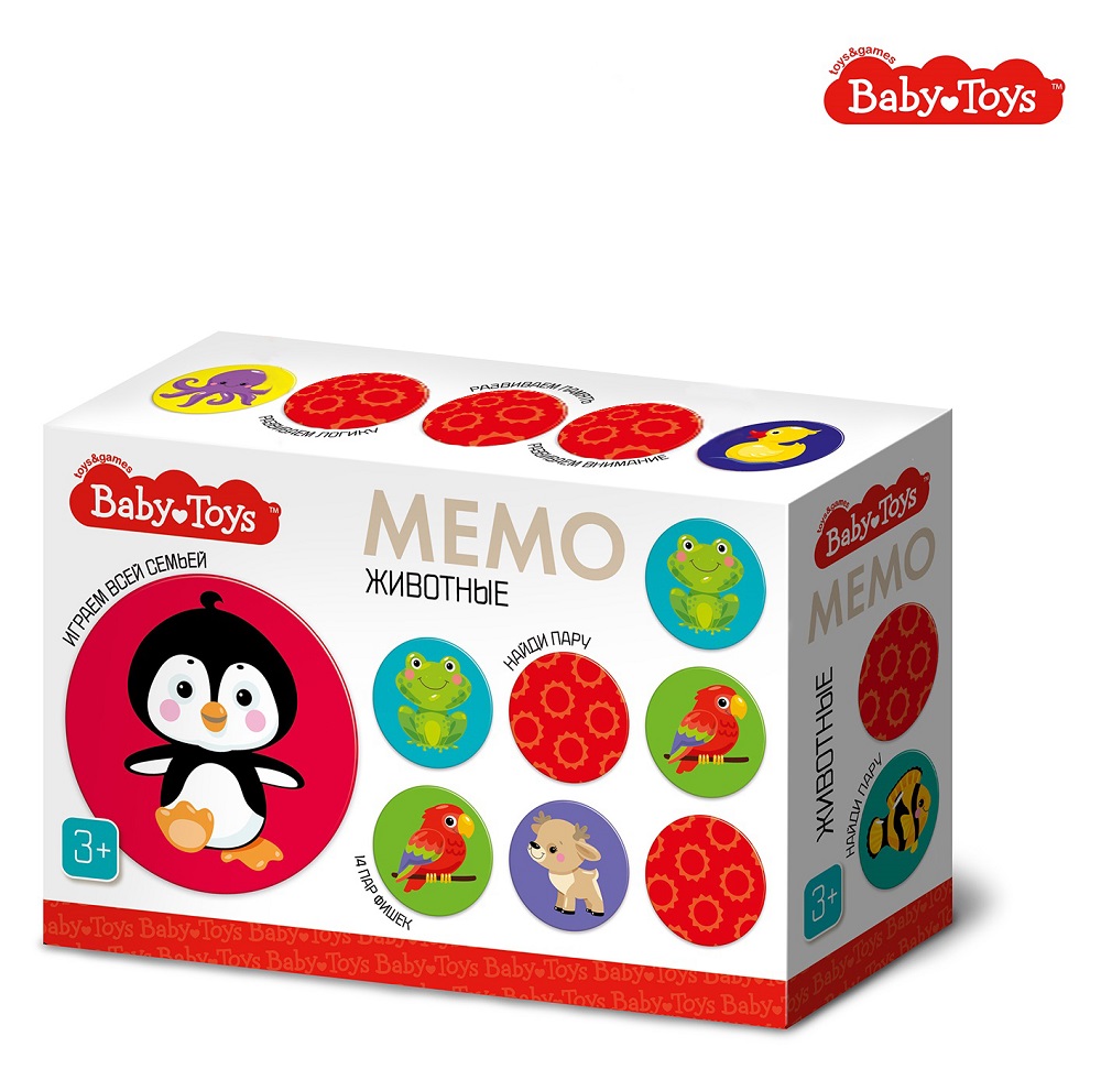 картинка Настольная игра МЕМО Животные, 04051, Десятое Королевство от магазина ДетсадЯр