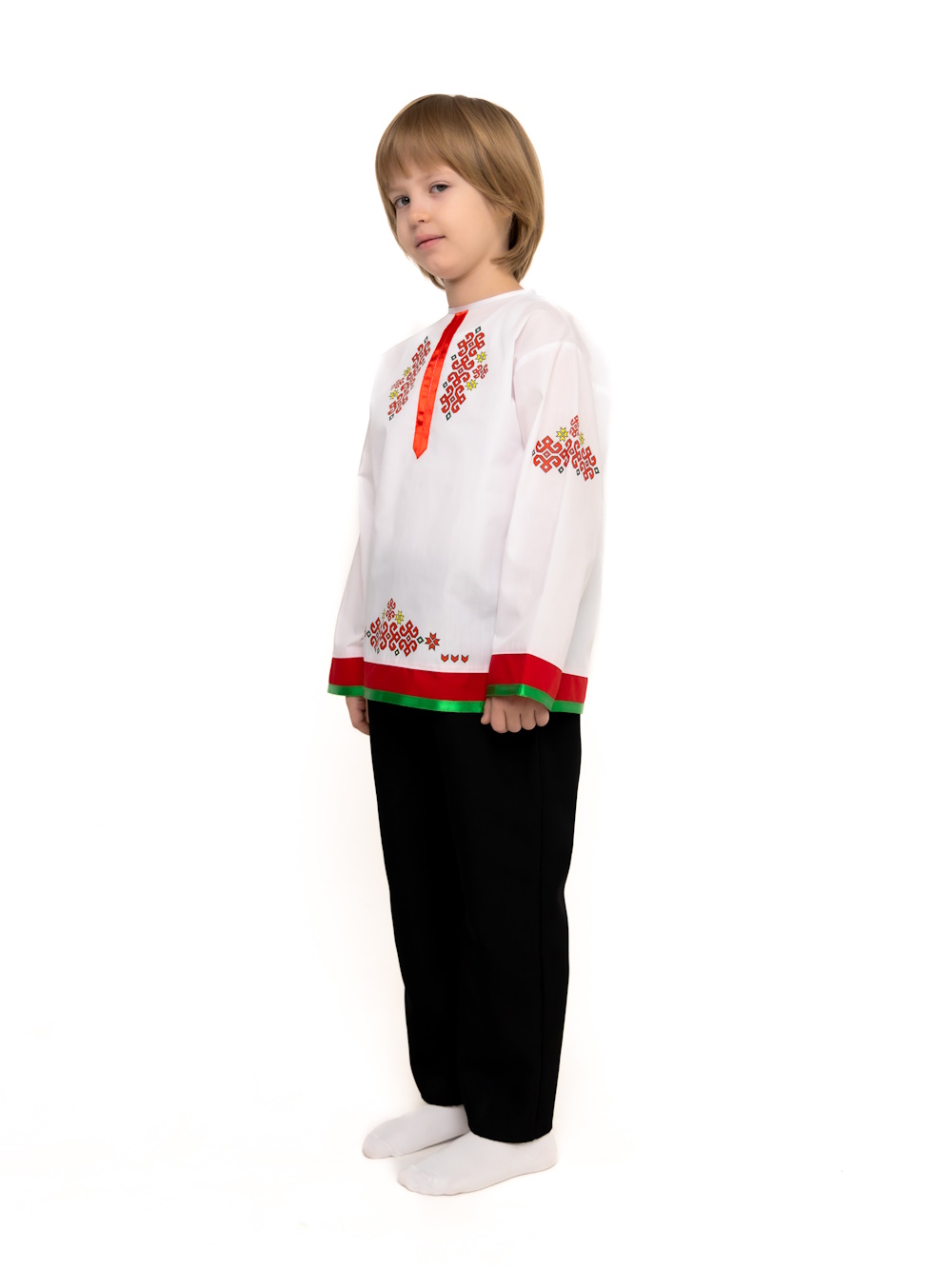 картинка Детский Чувашский народный костюм (мальчик),(штаны, рубаха) МВ от магазина ДетсадЯр
