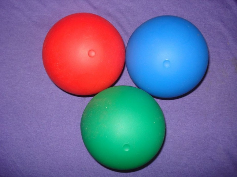 Мяч для метания диаметр 65 мм., 400 гр. ТП 