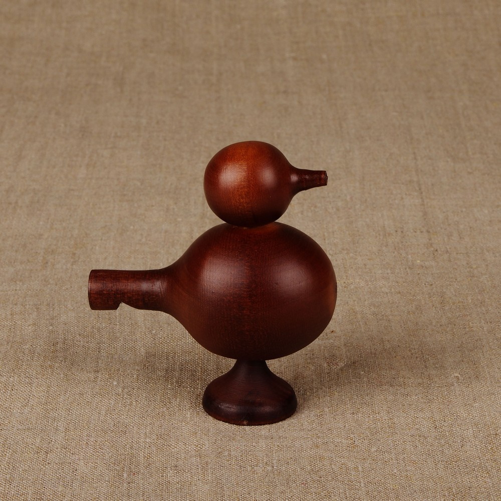 картинка Свистулька Птичка деревянная тонированная, Мастерская сереброва, Т2-СС-02 от магазина ДетсадЯр
