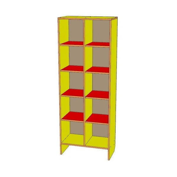 картинка Шкаф для горшков на 10 мест (вертикальный тип) от магазина ДетсадЯр