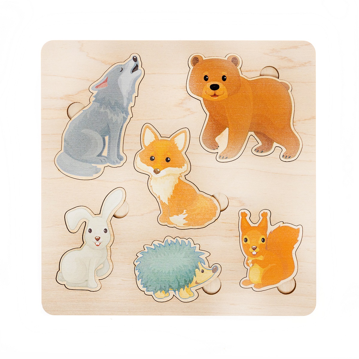 картинка Рамка - вкладыш Лесные животные, 00764, Десятое Королевство от магазина ДетсадЯр