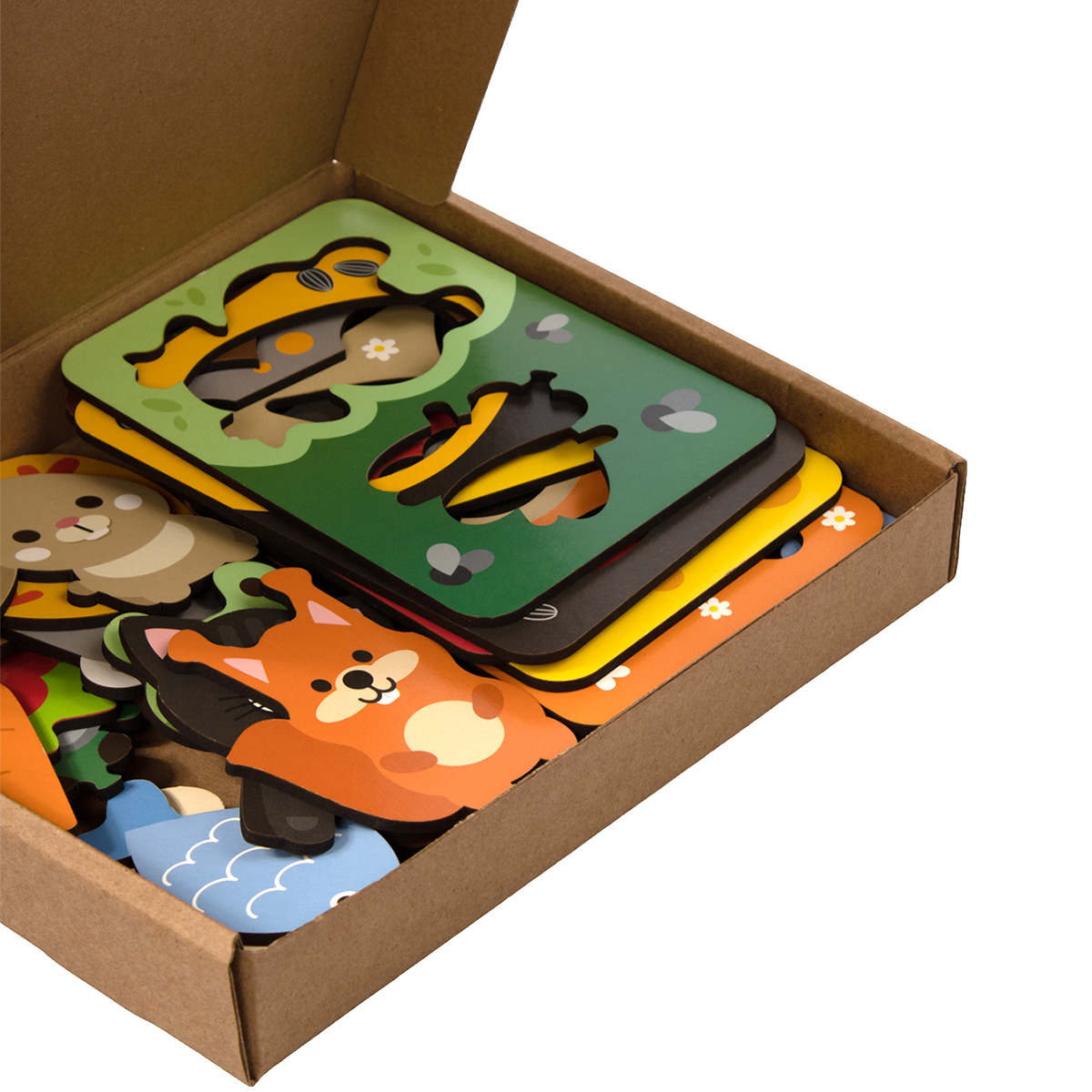 картинка Пазлы из дерева Транспорт 48 элементов. Серия Мои первые пазлы, 04875, Десятое Королевство от магазина ДетсадЯр