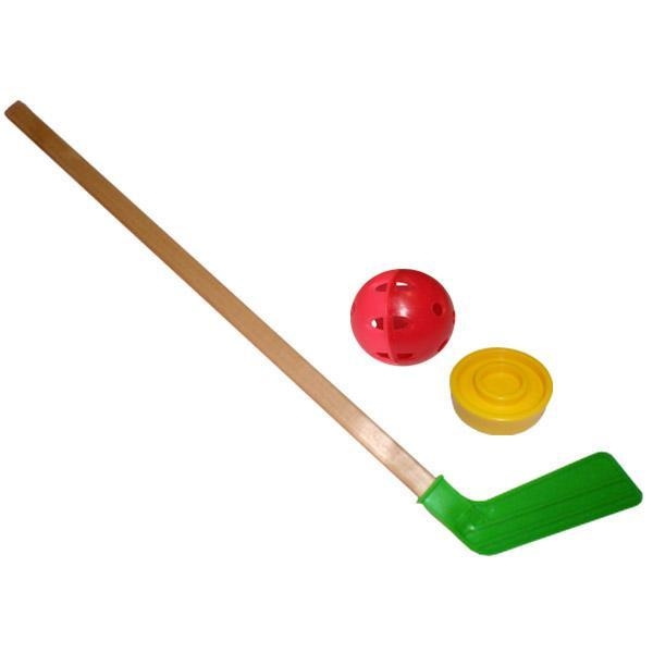 Хоккейный набор (2 клюшки + шайба + мячик) МР Спорт 