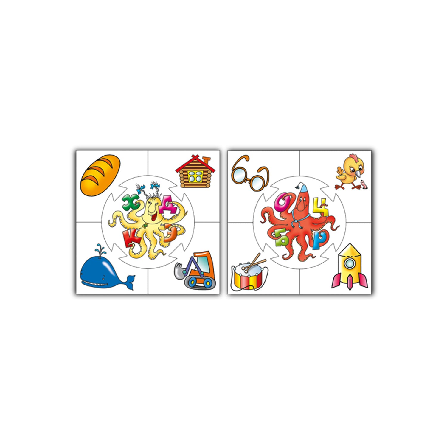 картинка Настольная игра "Алфавит" из серии "Учись, играя" 00071 от магазина ДетсадЯр