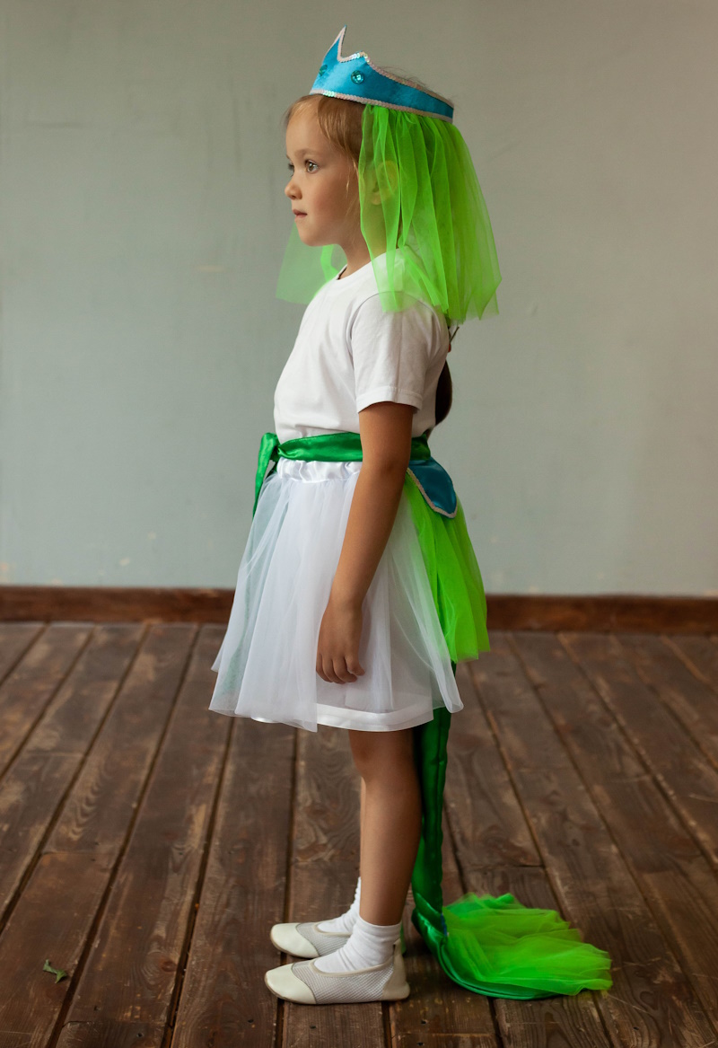 картинка Детский костюм Русалочка (корона+хвост), МВ от магазина ДетсадЯр