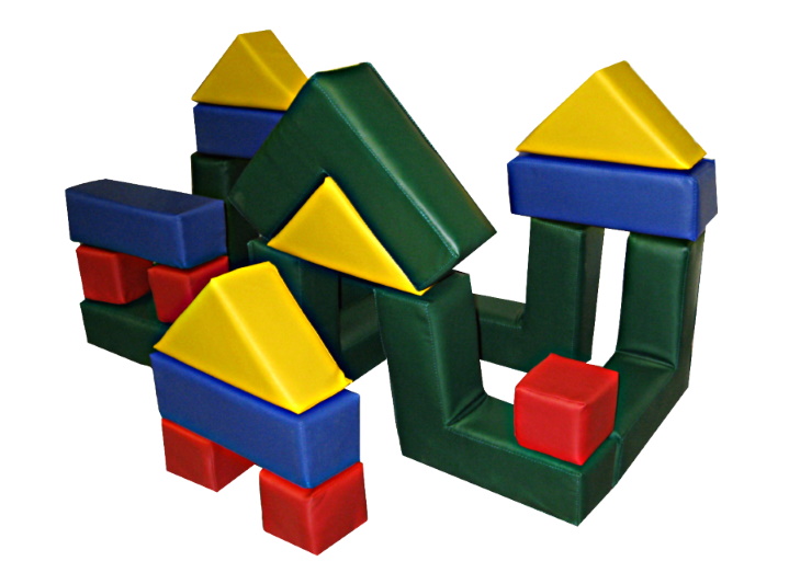 картинка Конструктор мягкий Кубик - рубик 20 модулей (4 вида), ТИ от магазина ДетсадЯр