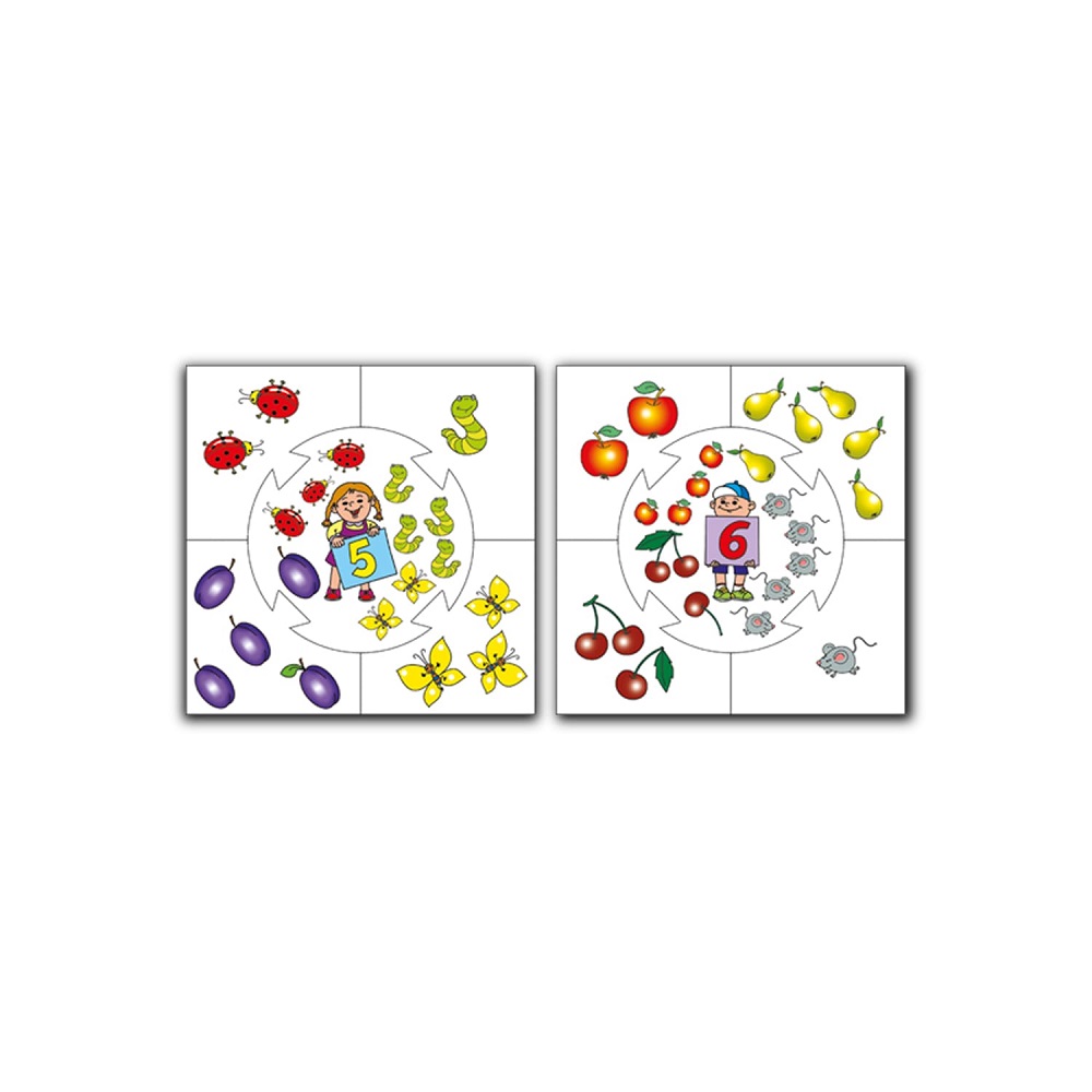 картинка Сколько не хватает, настольная игра серии Учись, играя, 00074, Десятое Королевство от магазина ДетсадЯр