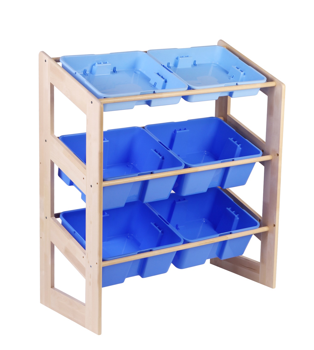 картинка Контейнер №2, средний, полупрозрачный, с зеленой крышкой, Размер: 440*350*180 мм., система хранения Игротека от магазина ДетсадЯр