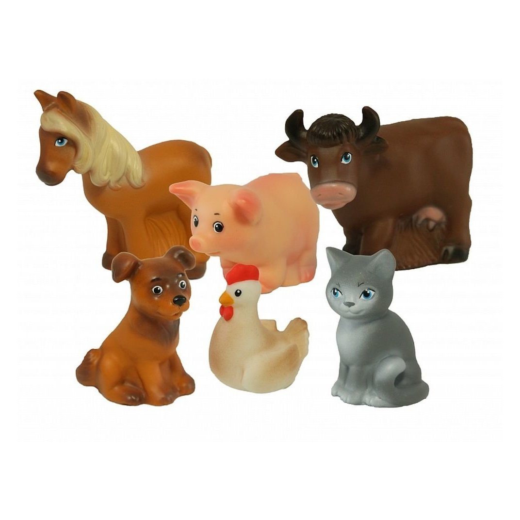 картинка Домашние животные, набор из 6 игрушек, Весна, В2935 от магазина ДетсадЯр