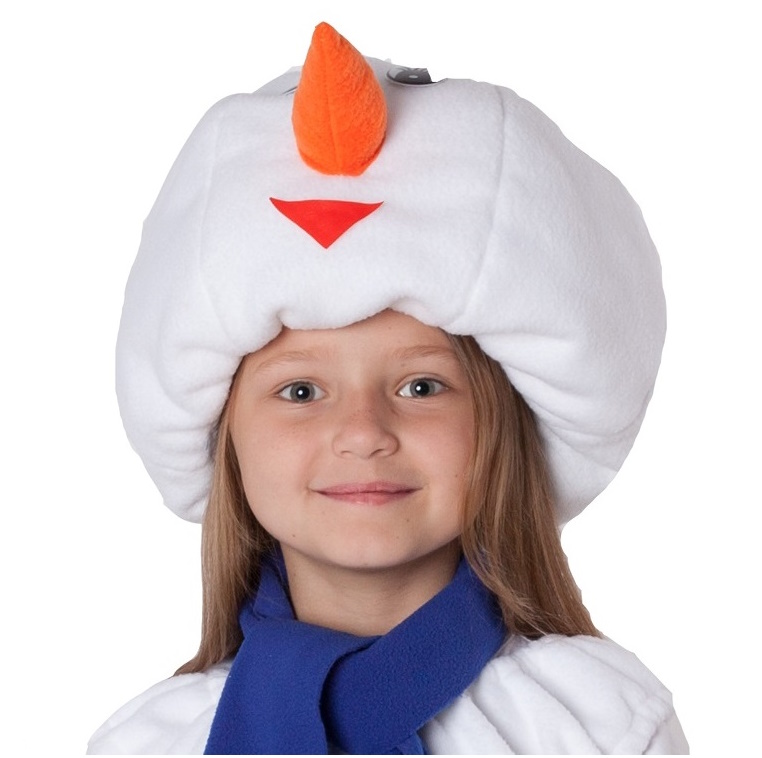 картинка Детская шапочка Снеговик, МВ от магазина ДетсадЯр