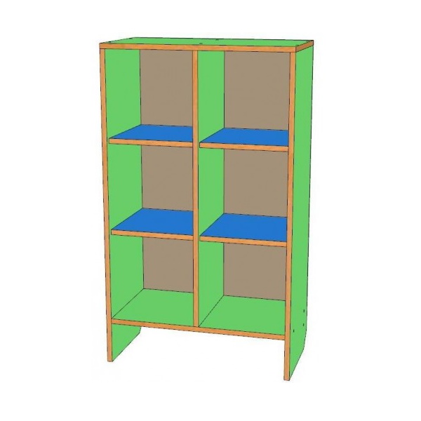 картинка Шкаф для горшков на 6 мест (вертикальный тип) от магазина ДетсадЯр