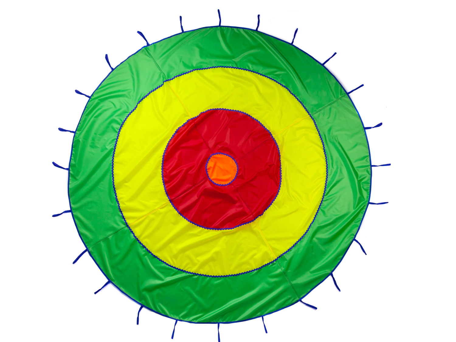 Парашют мишень (напольный дартс) детский диаметр 2 м. с пирамидками для  метания. МВ купить для детского сада, школы и дома от компании ДетсадЯр