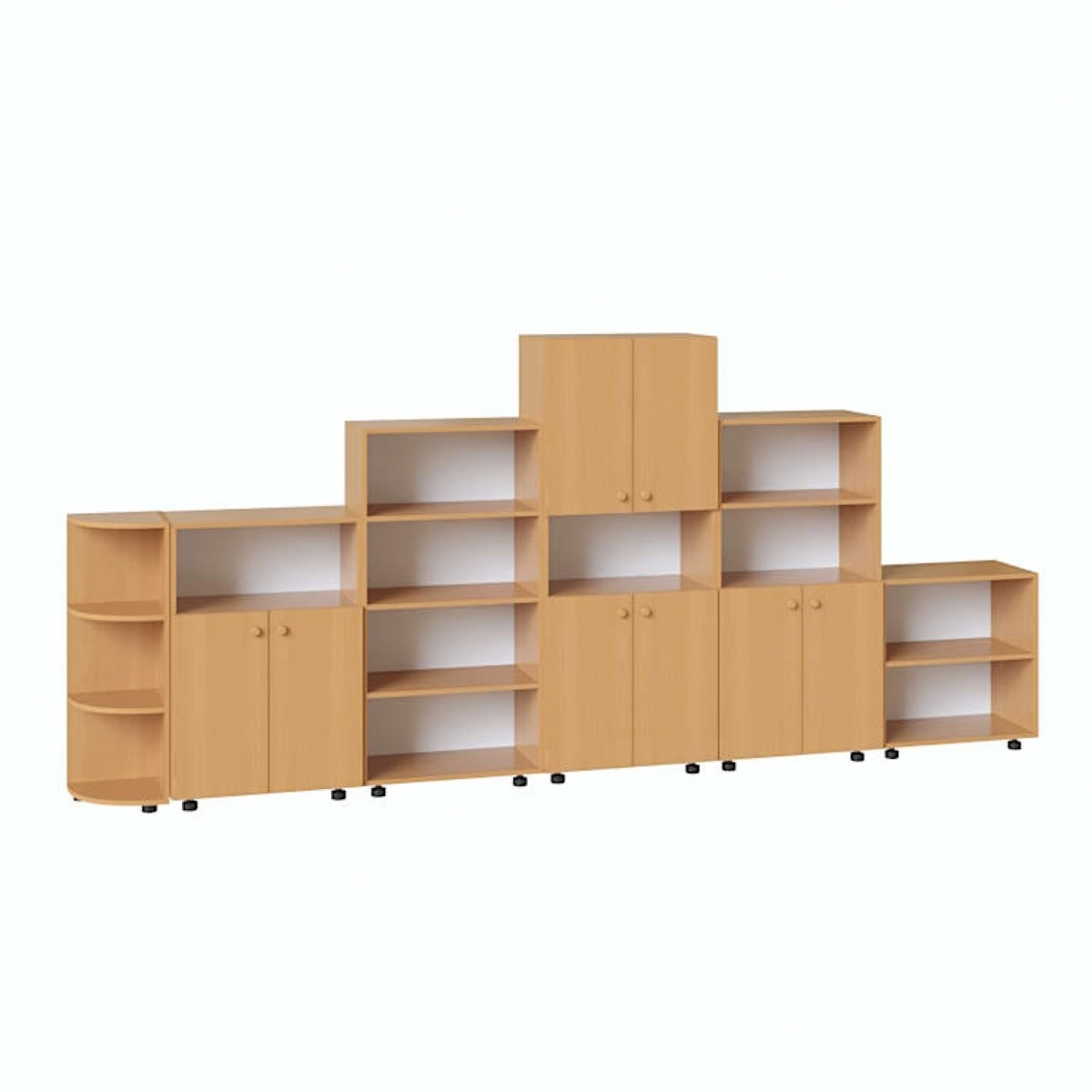 картинка Стенка для игрушек Стандарт 3300*320*1490 мм. от магазина ДетсадЯр