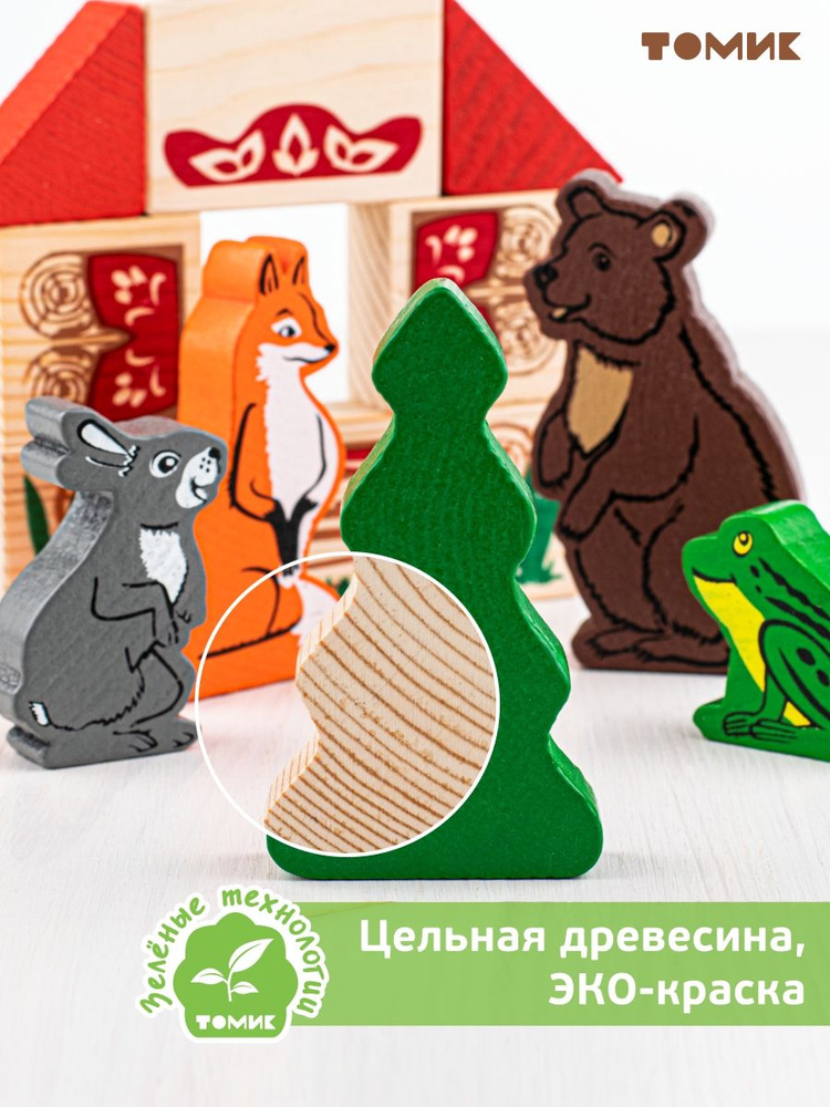 картинка Конструктор "Сказки - Теремок", 4534-3, Томик от магазина ДетсадЯр