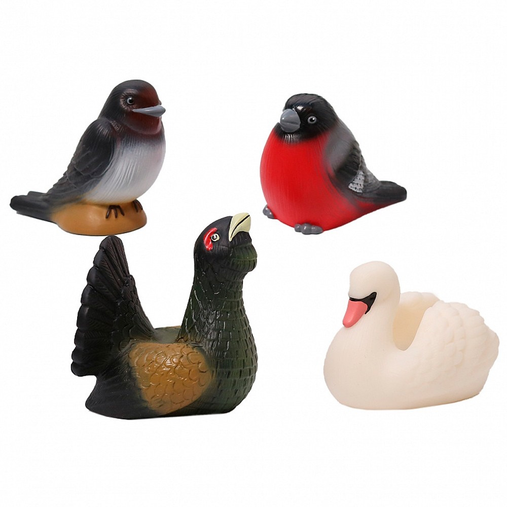 картинка Набор резиновых игрушек Изучаем птиц, коллекция №1, Весна, В4068 от магазина ДетсадЯр