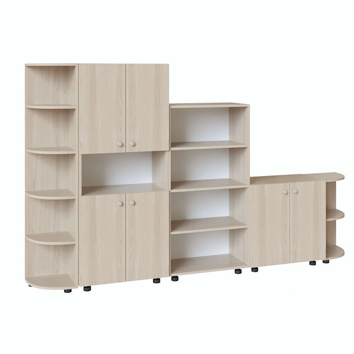 картинка Стенка для игрушек Мини 2400*320*1490 мм. от магазина ДетсадЯр