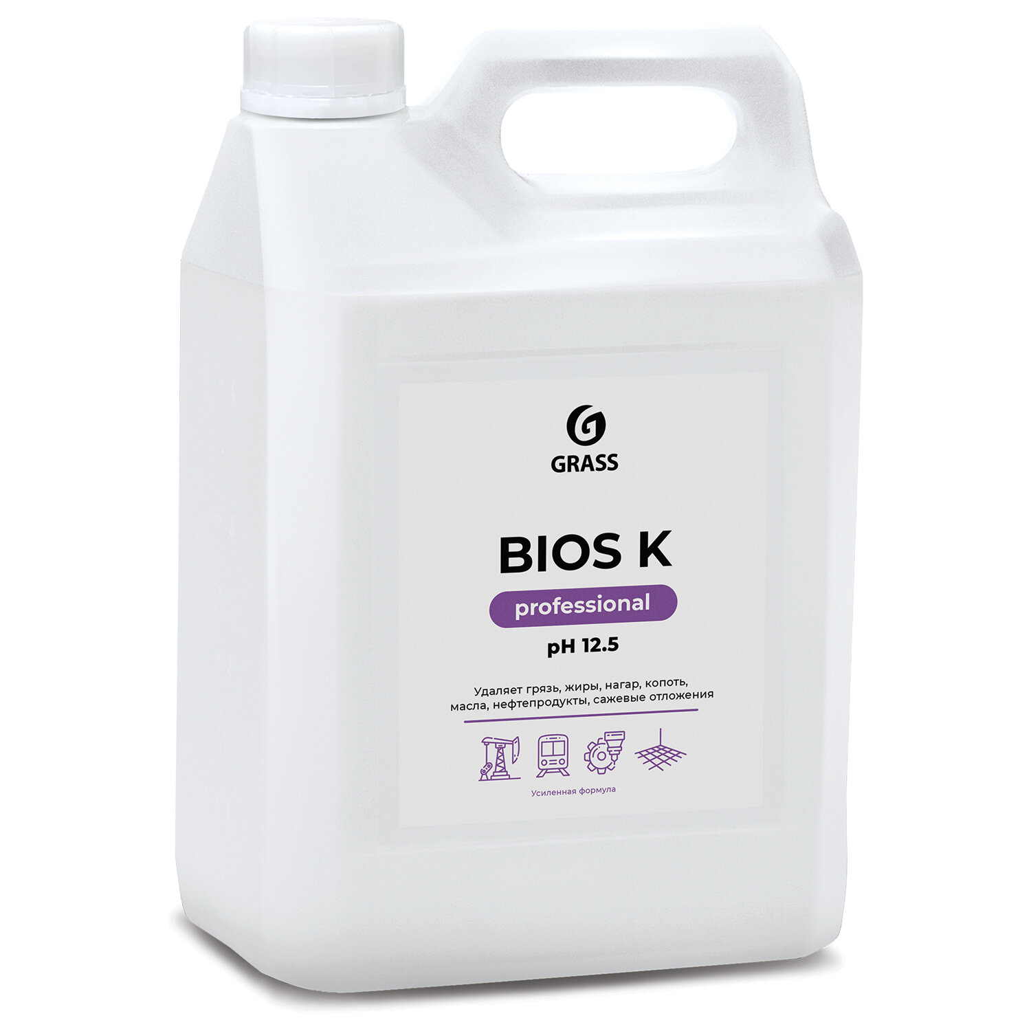 картинка Средство моющее 5,6 кг GRASS BIOS K для промышленного оборудования, щелочное, концентрат, 125196 от магазина ДетсадЯр