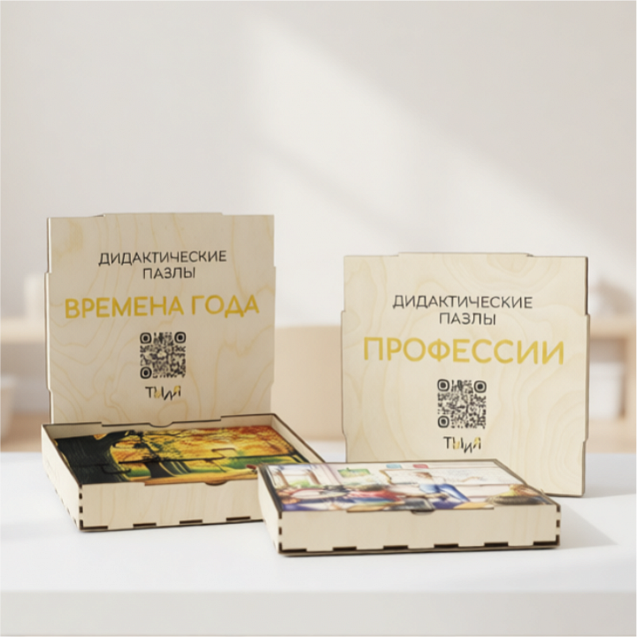 картинка Набор дидактических пазлов (сюжетные картинки), НВ-032, Ты и Я от магазина ДетсадЯр