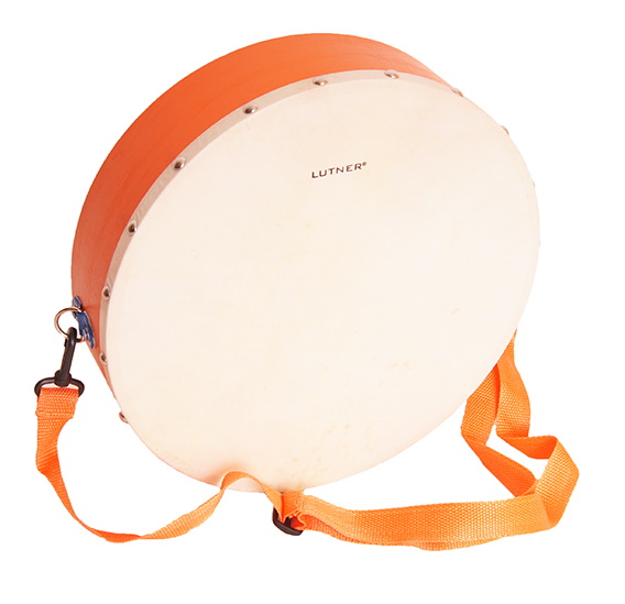 картинка Детский маршевый барабан оранжевый 30 см.  Lutner, FLT-KTYG-30 от магазина ДетсадЯр