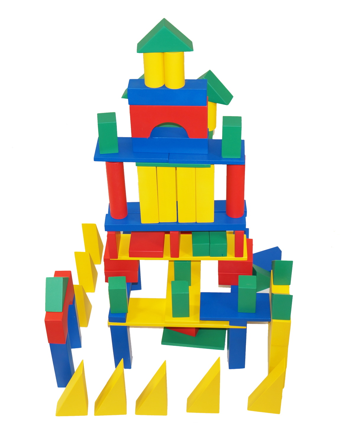 картинка Конструктор Строитель напольный 78 элементов, ФДИБ, КДС-078Д от магазина ДетсадЯр
