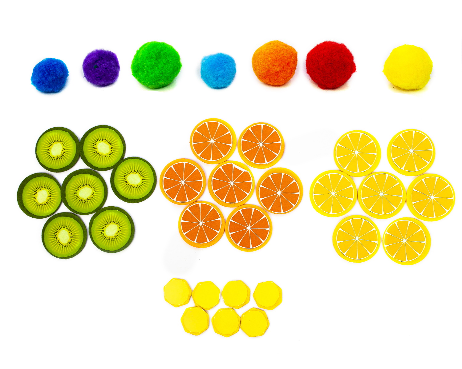 картинка Пособие Радужный тортик с фруктами и зефирками, МВ от магазина ДетсадЯр