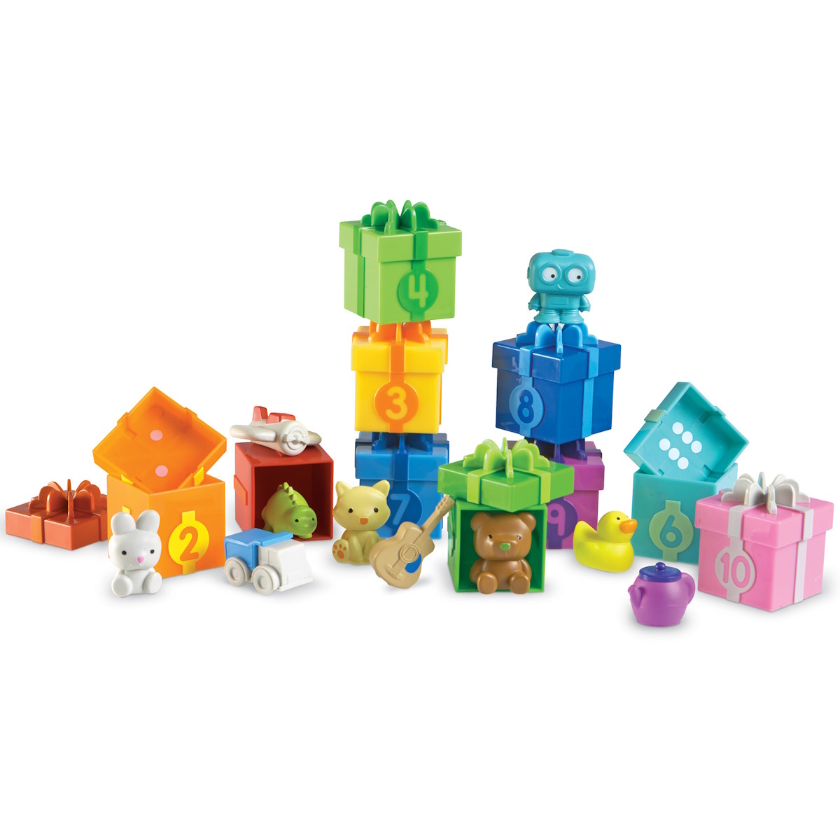 картинка Развивающая игрушка Подарочки с сюрпризом (30 элементов), Learning Resources, LER6803 от магазина ДетсадЯр
