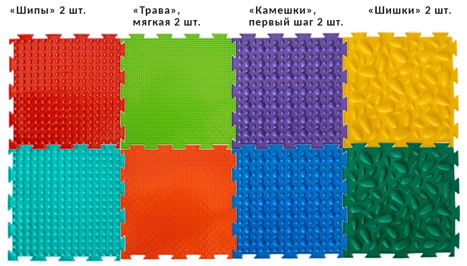 Модульный коврик "Ортодон" Набор №2 "Малыш" 