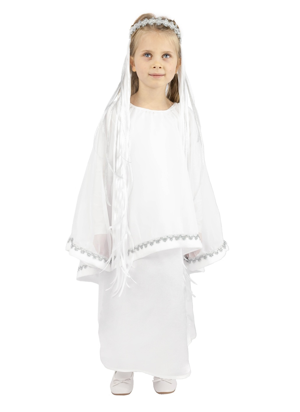 картинка Костюм Зима для девочки: платье + головной убор, МВ от магазина ДетсадЯр