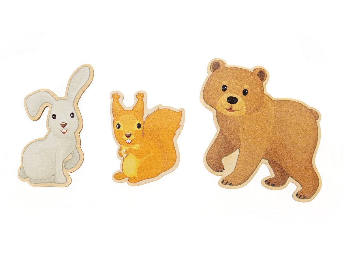 картинка Рамка - вкладыш Лесные животные, 00764, Десятое Королевство от магазина ДетсадЯр