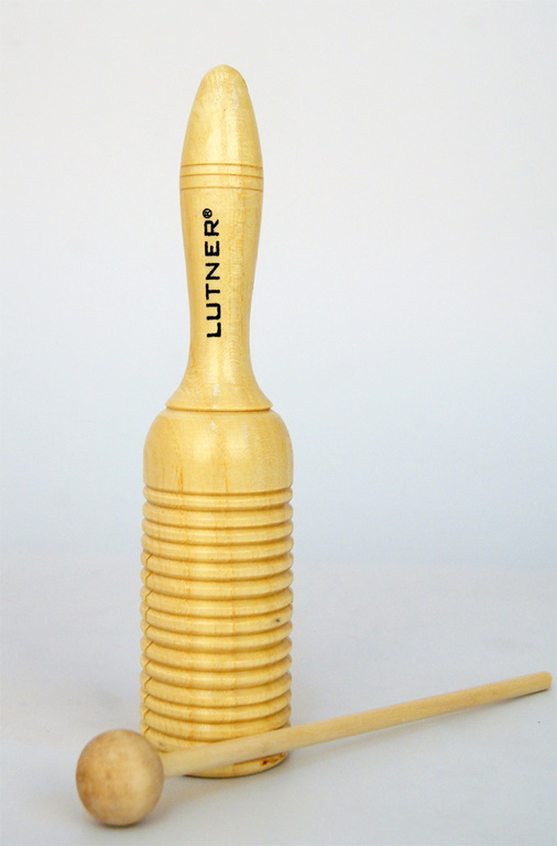 картинка  Агого тон блок деревянный на ручке 1 шт., с палочкой. Fleet, FLT-G3-1  от магазина ДетсадЯр