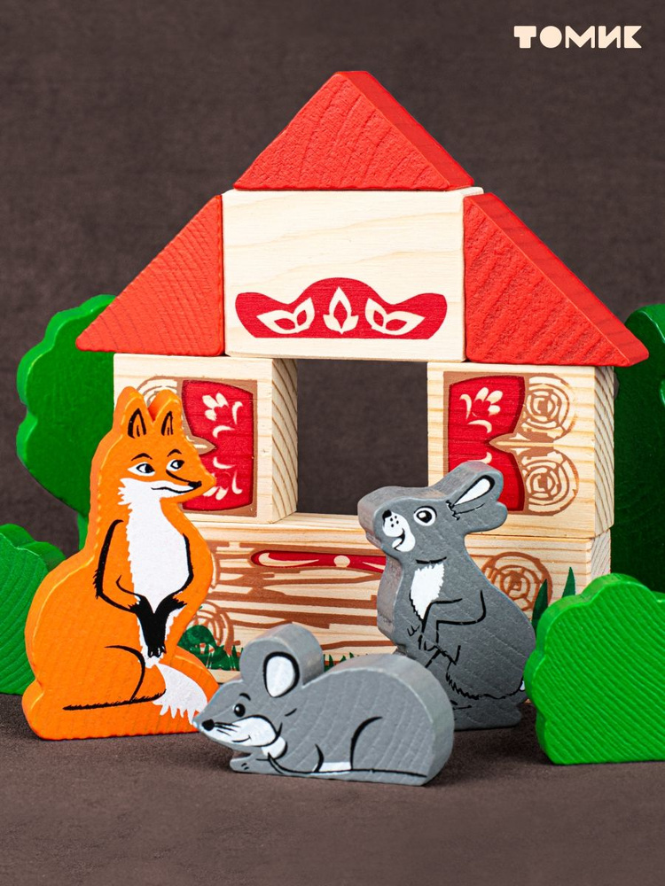 картинка Конструктор "Сказки - Теремок", 4534-3, Томик от магазина ДетсадЯр