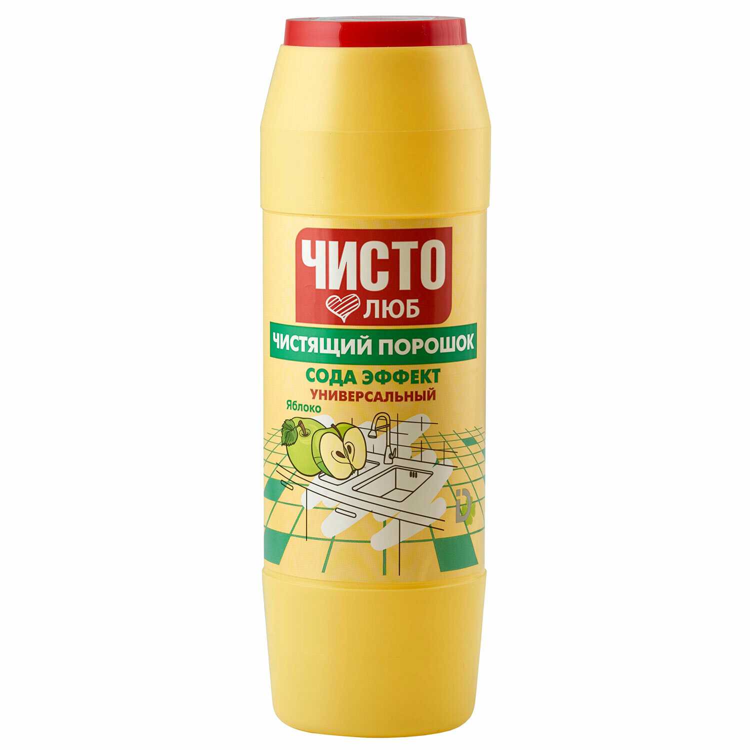 картинка Чистящее средство порошок 400 г ЧИСТОЛЮБ "Яблоко", 2300054 от магазина ДетсадЯр