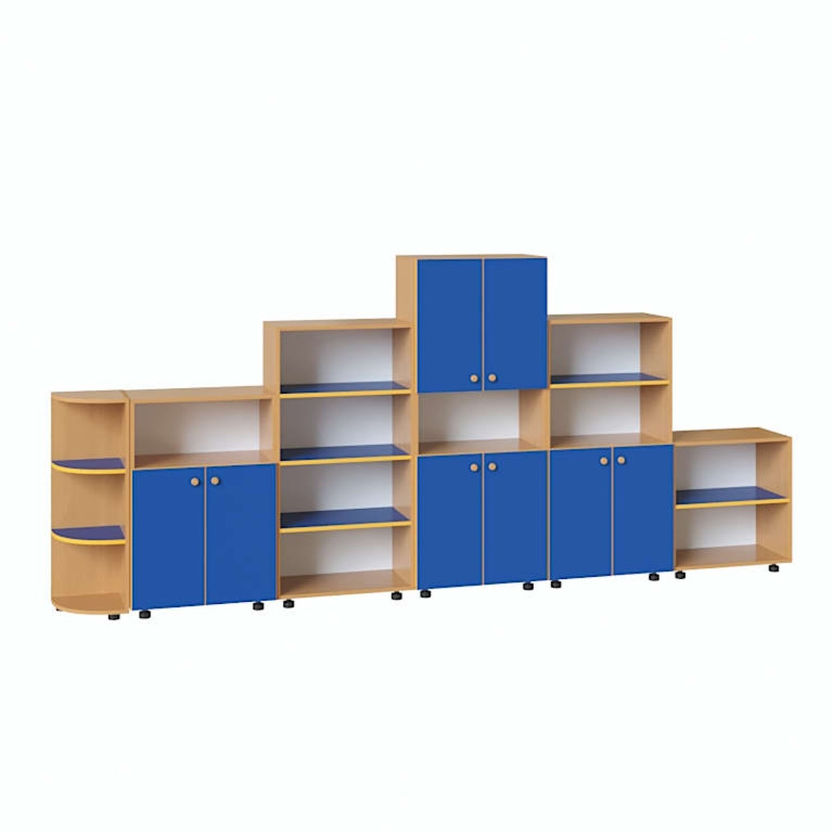 картинка Стенка для игрушек Стандарт 3300*320*1490 мм. от магазина ДетсадЯр