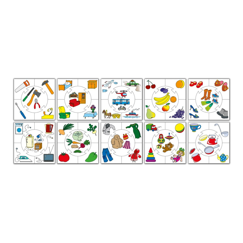 картинка Обобщение, настольная игра серии Учись, играя, 00054, Десятое Королевство от магазина ДетсадЯр