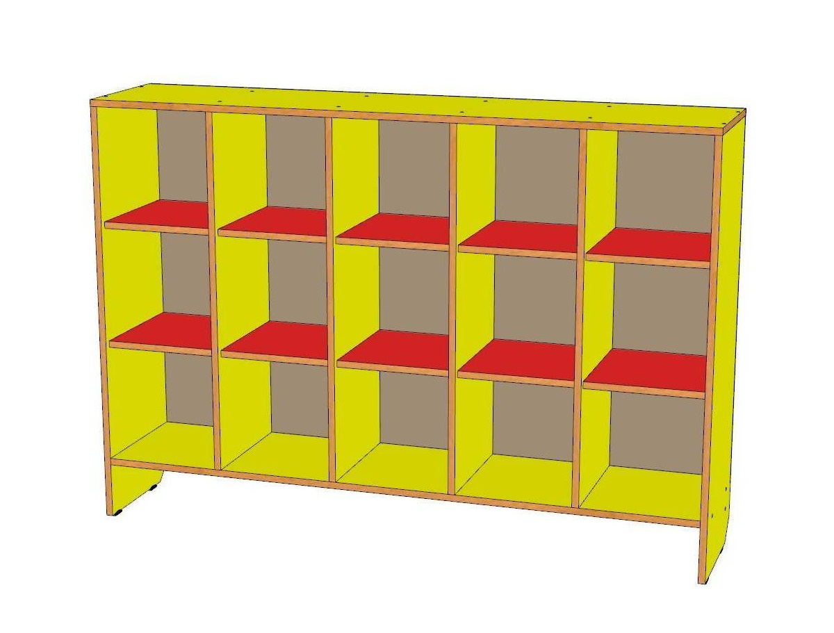 картинка Шкаф для горшков на 15 мест (горизонтальный тип) от магазина ДетсадЯр