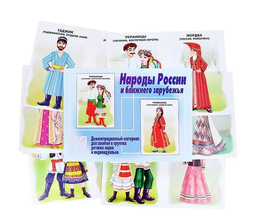 картинка Настольная игра "Народы России" Д-279, Весна-Дизайн от магазина ДетсадЯр